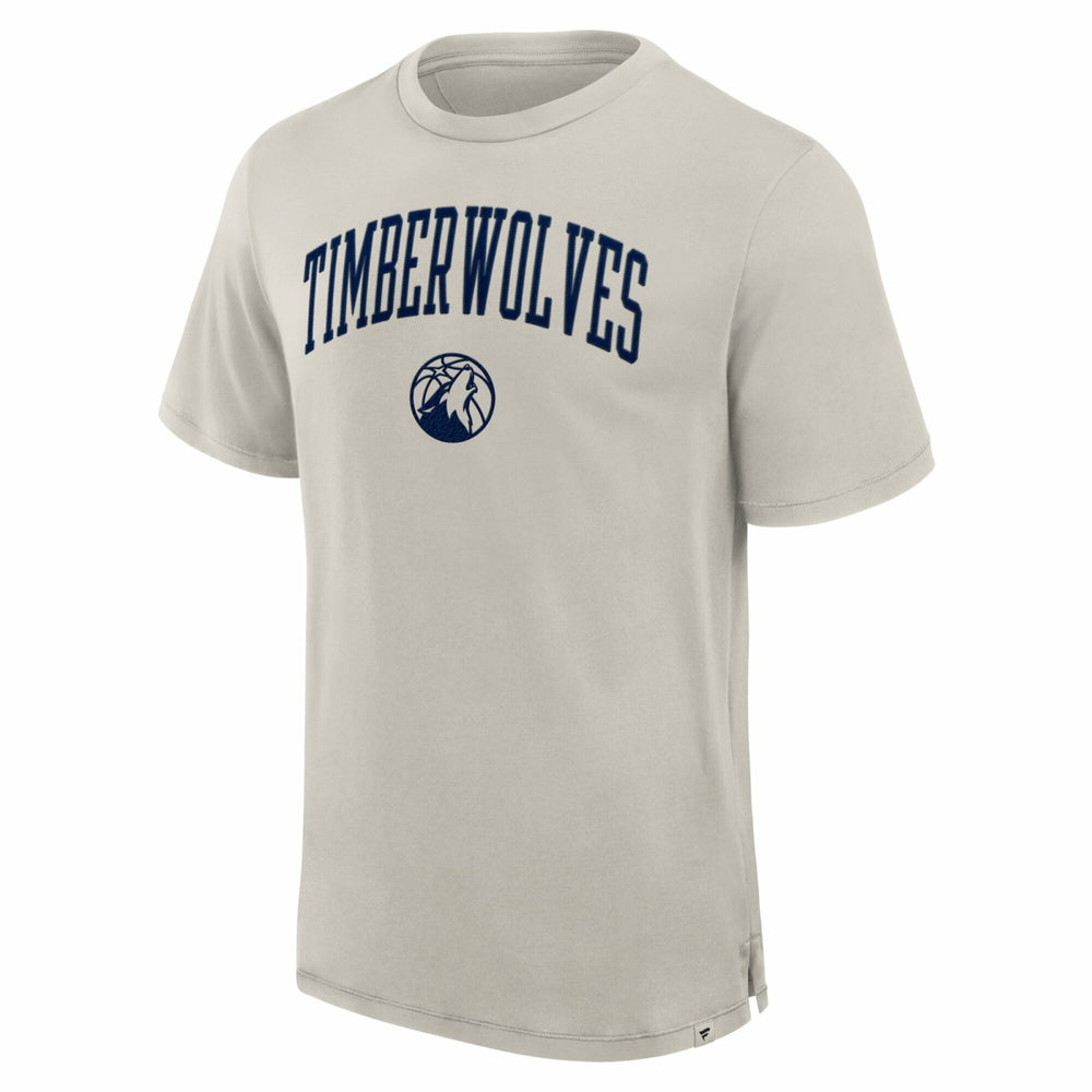 Fanatics Minnesota Timberwolves Crossover Collection Pull Up Jumper Shot Premium T-Shirt Cream