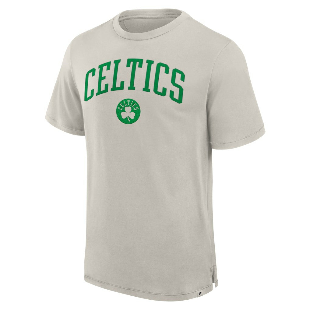 Fanatics Boston Celtics Crossover Collection Pull Up Jumper Shot Premium T-Shirt Cream