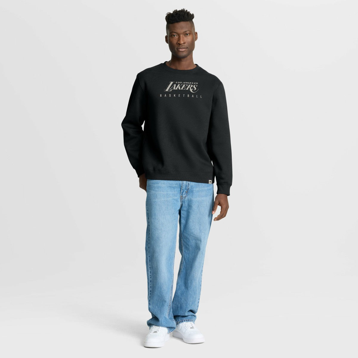 Fanatics Los Angeles Lakers Crossover Collection Defensive Rotation Drill Premium Pullover Sweatshirt Black