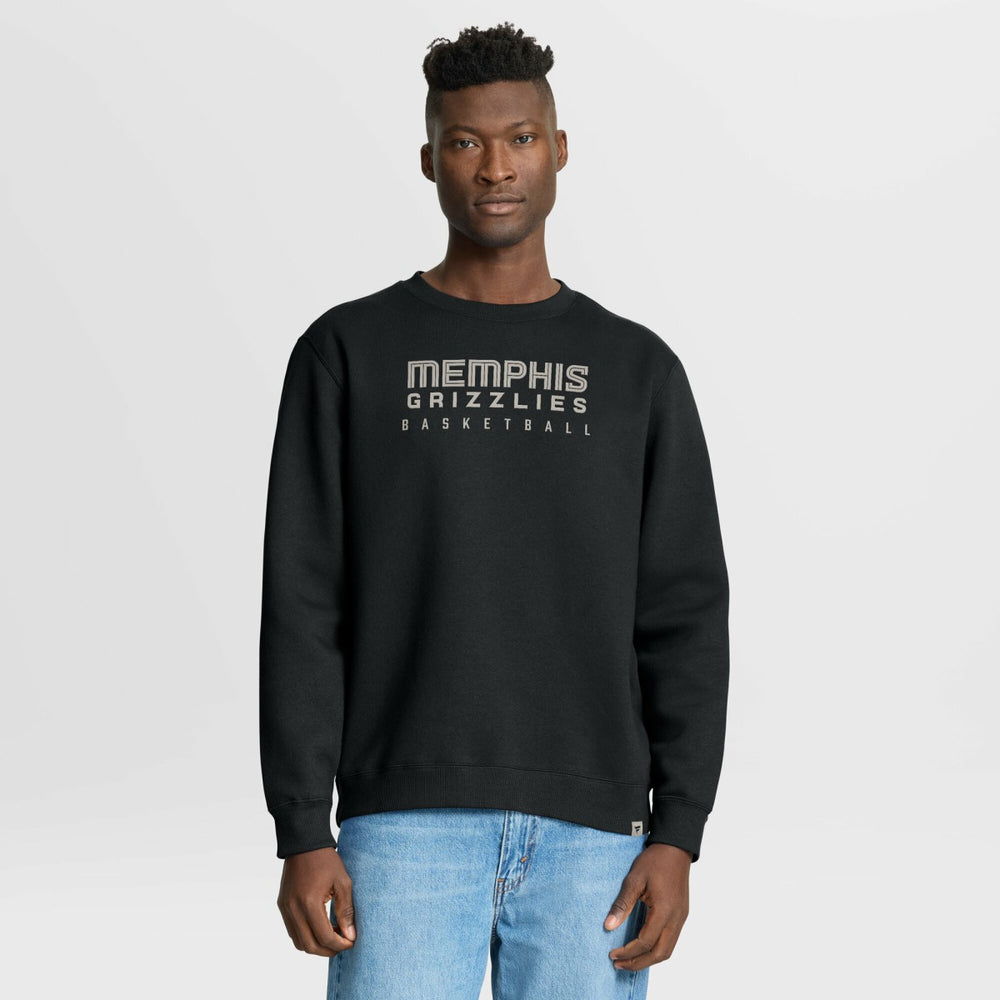 Fanatics Memphis Grizzlies Crossover Collection Defensive Rotation Drill Premium Pullover Sweatshirt Black