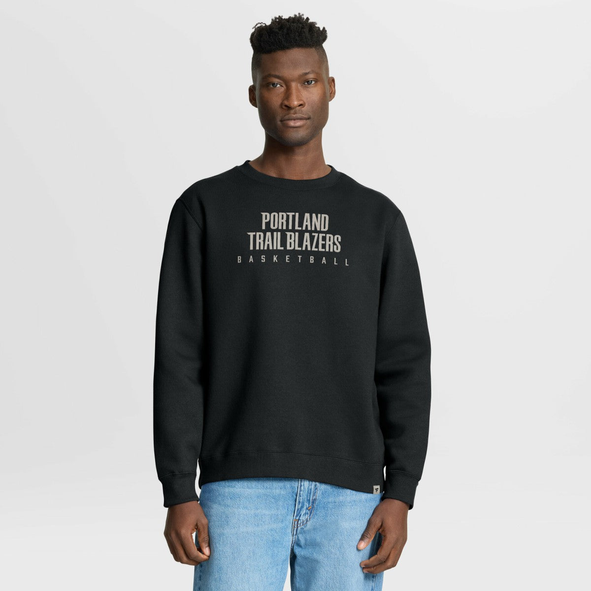 Fanatics Portland Trail Blazers Crossover Collection Defensive Rotation Drill Premium Pullover Sweatshirt Black