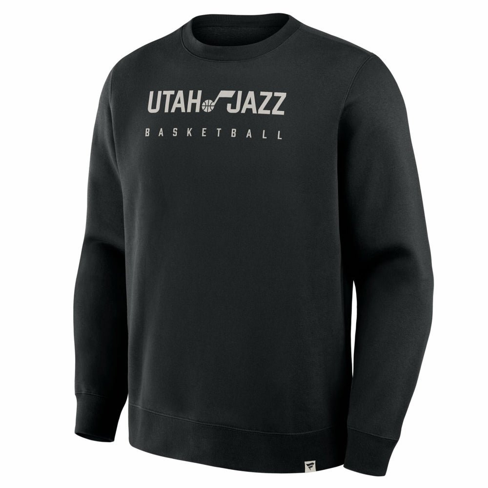 Fanatics Utah Jazz Crossover Collection Defensive Rotation Drill Premium Pullover Sweatshirt Black