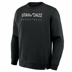 Fanatics Utah Jazz Crossover Collection Defensive Rotation Drill Premium Pullover Sweatshirt Black