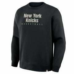 Fanatics New York Knicks Crossover Collection Defensive Rotation Drill Premium Pullover Sweatshirt Black