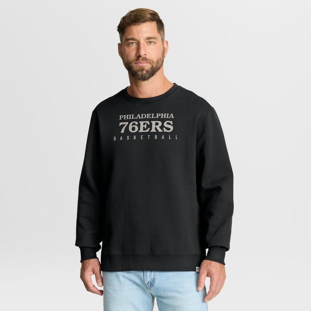 Fanatics Philadelphia 76ers Crossover Collection Defensive Rotation Drill Premium Pullover Sweatshirt Black