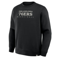 Fanatics Philadelphia 76ers Crossover Collection Defensive Rotation Drill Premium Pullover Sweatshirt Black