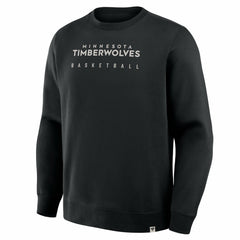 Fanatics Minnesota Timberwolves Crossover Collection Defensive Rotation Drill Premium Pullover Sweatshirt Black