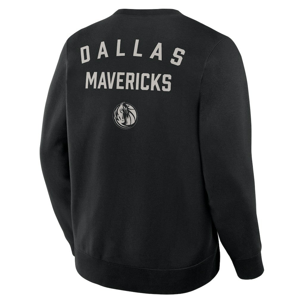 Fanatics Dallas Mavericks Crossover Collection Defensive Rotation Drill Premium Pullover Sweatshirt Black
