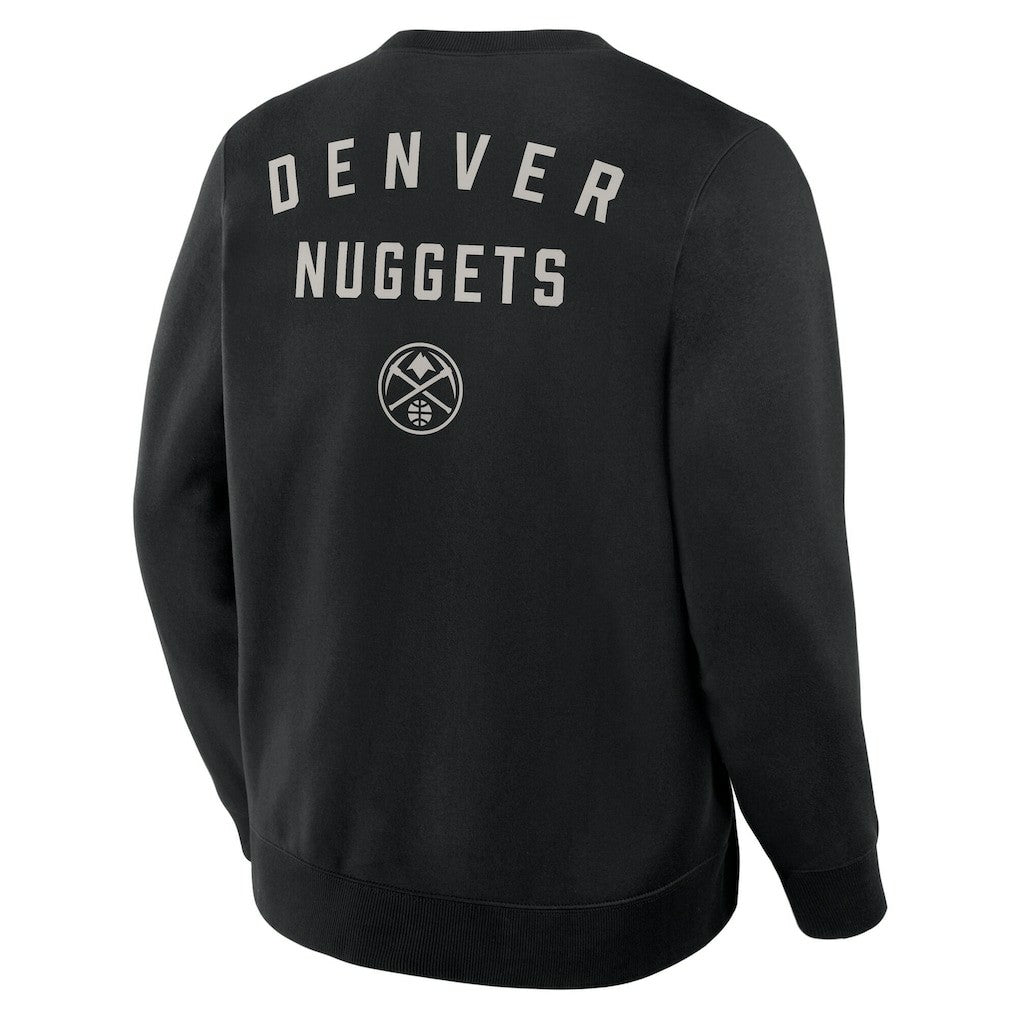 Fanatics Denver Nuggets Crossover Collection Defensive Rotation Drill Premium Pullover Sweatshirt Black