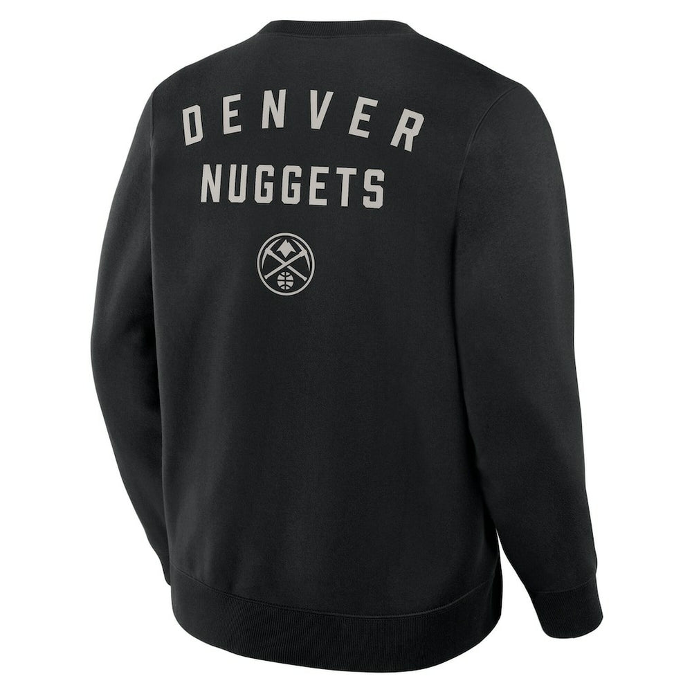 Fanatics Denver Nuggets Crossover Collection Defensive Rotation Drill Premium Pullover Sweatshirt Black
