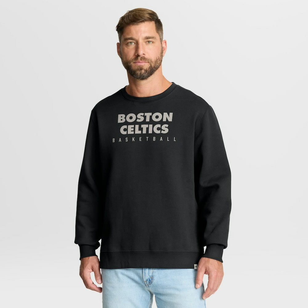 Fanatics Boston Celtics Crossover Collection Defensive Rotation Drill Premium Pullover Sweatshirt Black