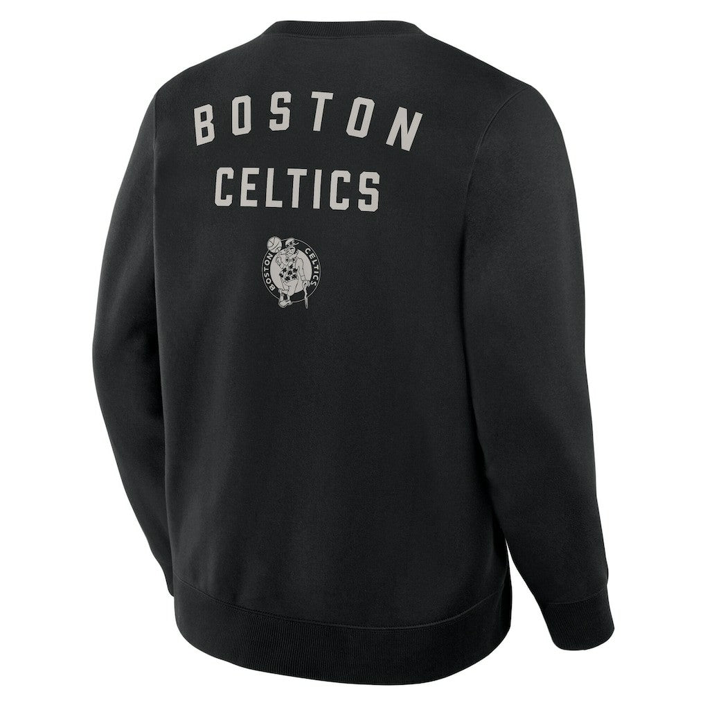 Fanatics Boston Celtics Crossover Collection Defensive Rotation Drill Premium Pullover Sweatshirt Black