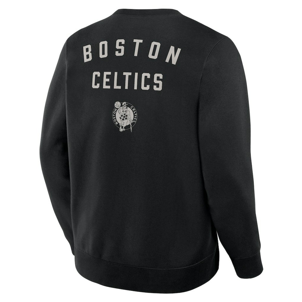 Fanatics Boston Celtics Crossover Collection Defensive Rotation Drill Premium Pullover Sweatshirt Black