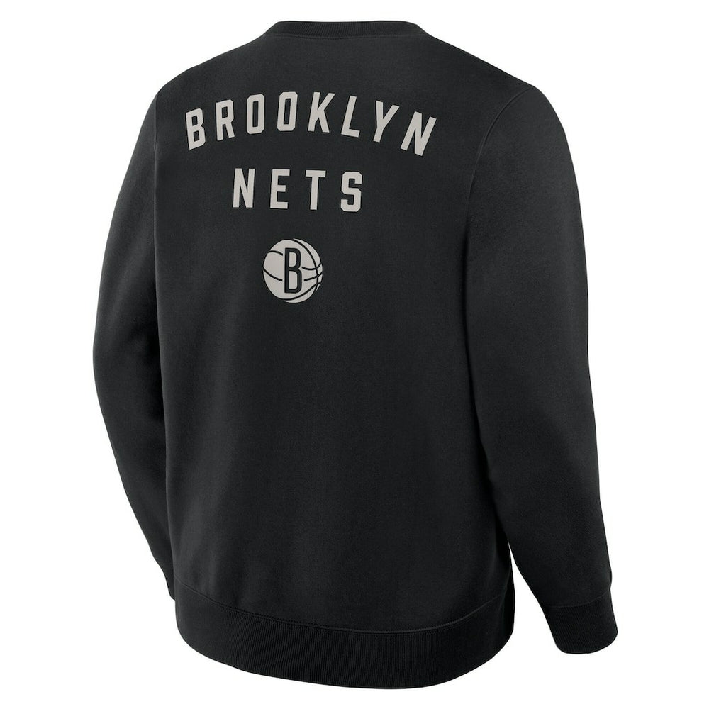 Fanatics Brooklyn Nets Crossover Collection Defensive Rotation Drill Premium Pullover Sweatshirt Black