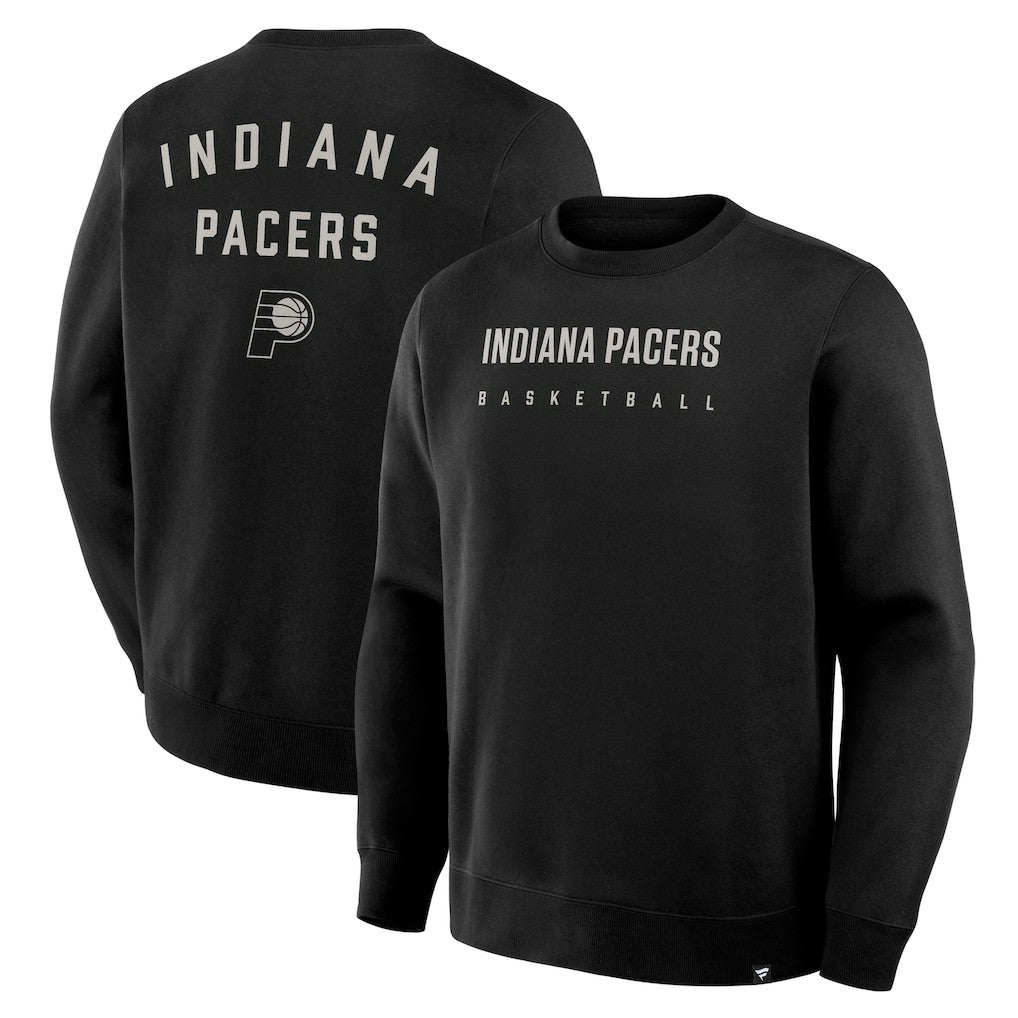 Fanatics Indiana Pacers Crossover Collection Defensive Rotation Drill Premium Pullover Sweatshirt Black
