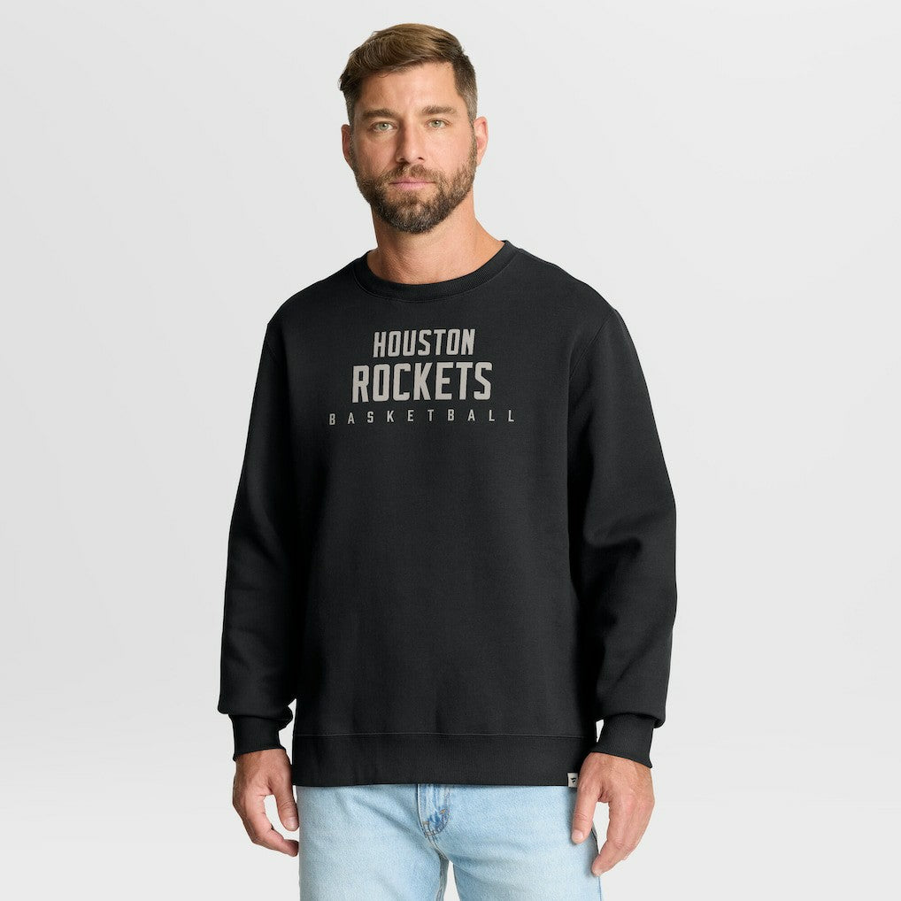 Fanatics Houston Rockets Crossover Collection Defensive Rotation Drill Premium Pullover Sweatshirt Black