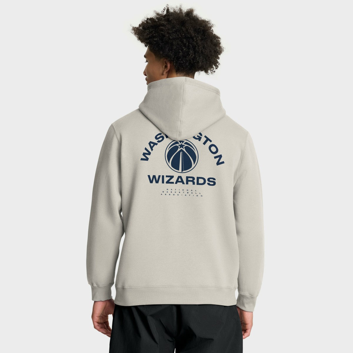 Fanatics Washington Wizards Crossover Collection Blocked Shot Premium Pullover Hoodie Off White