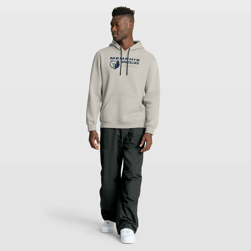 Fanatics Memphis Grizzlies Crossover Collection Blocked Shot Premium Pullover Hoodie Off White