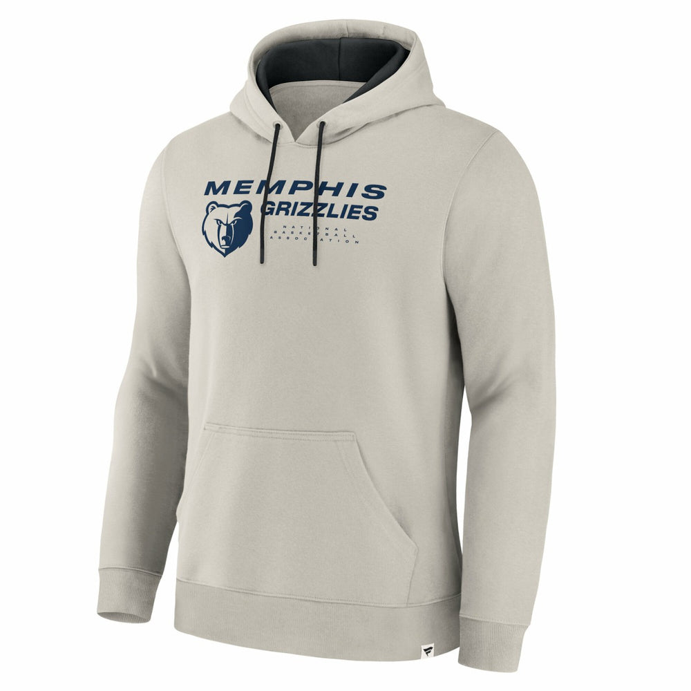 Fanatics Memphis Grizzlies Crossover Collection Blocked Shot Premium Pullover Hoodie Off White