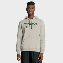 Fanatics Milwaukee Bucks Crossover Collection Blocked Shot Premium Pullover Hoodie Off White