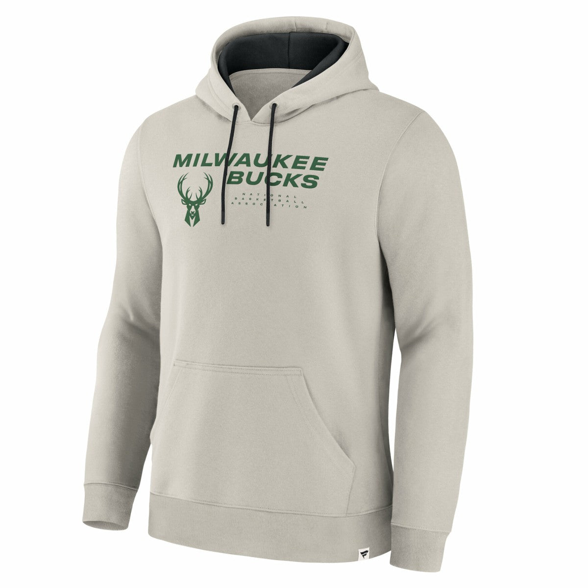 Fanatics Milwaukee Bucks Crossover Collection Blocked Shot Premium Pullover Hoodie Off White