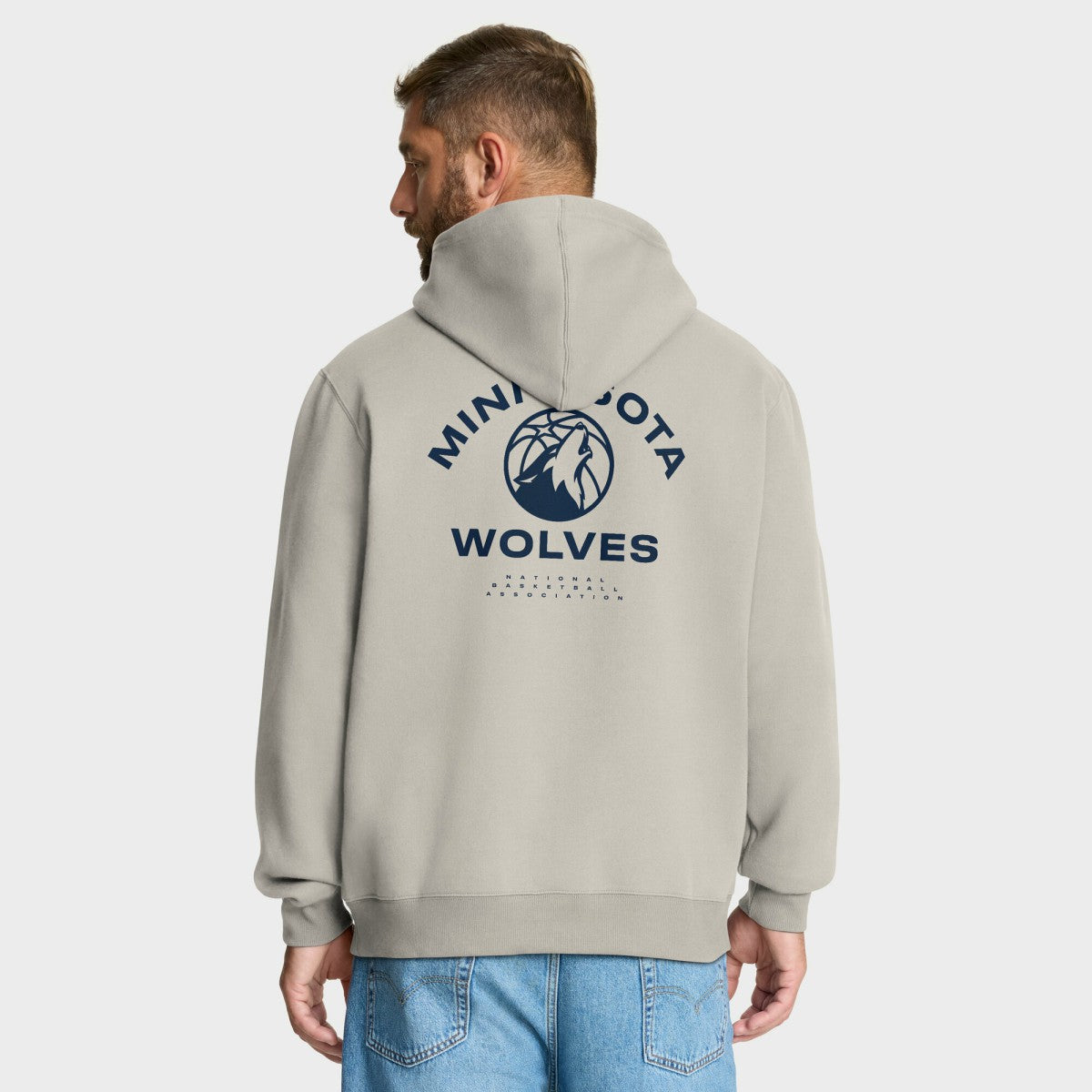 Fanatics Minnesota Timberwolves Crossover Collection Blocked Shot Premium Pullover Hoodie Off White