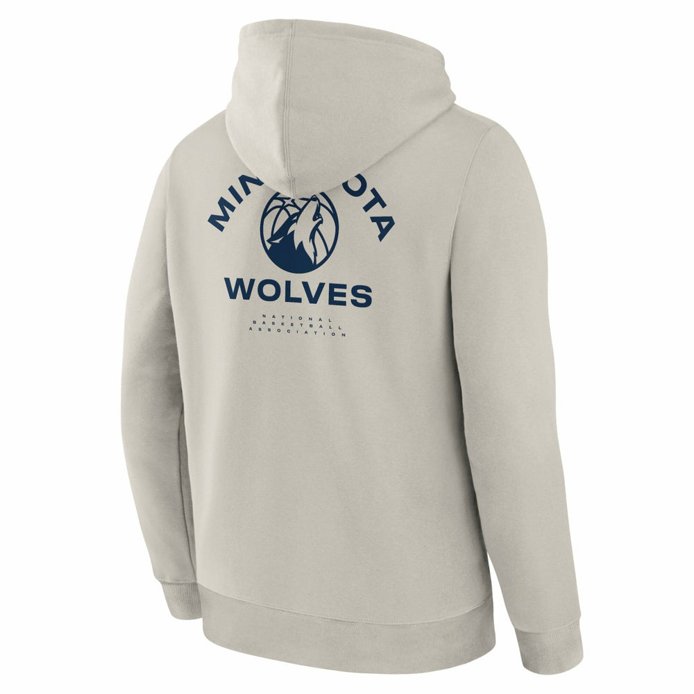 Fanatics Minnesota Timberwolves Crossover Collection Blocked Shot Premium Pullover Hoodie Off White