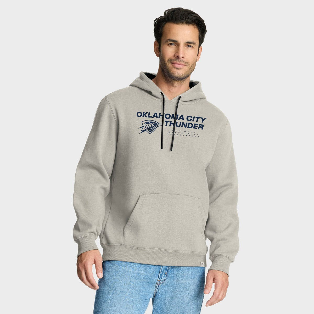 Fanatics Oklahoma City Thunder Crossover Collection Blocked Shot Premium Pullover Hoodie Off White