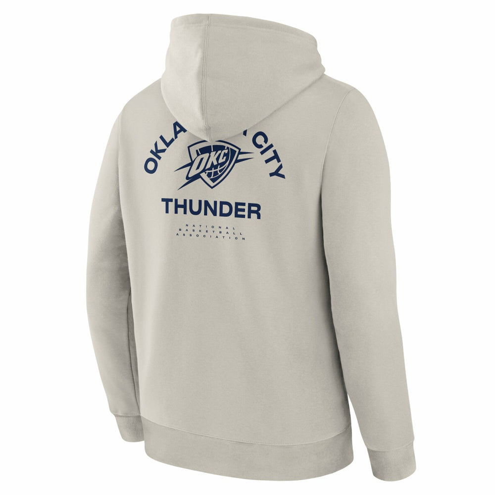 Fanatics Oklahoma City Thunder Crossover Collection Blocked Shot Premium Pullover Hoodie Off White