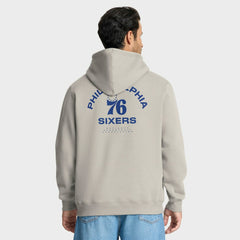 Fanatics Philadelphia 76ers Crossover Collection Blocked Shot Premium Pullover Hoodie Off White