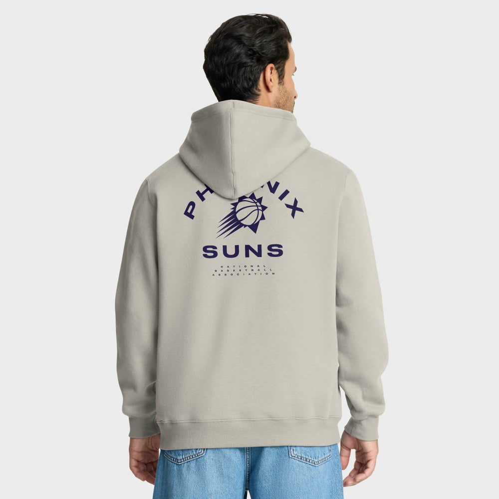 Fanatics Phoenix Suns Crossover Collection Blocked Shot Premium Pullover Hoodie Off White