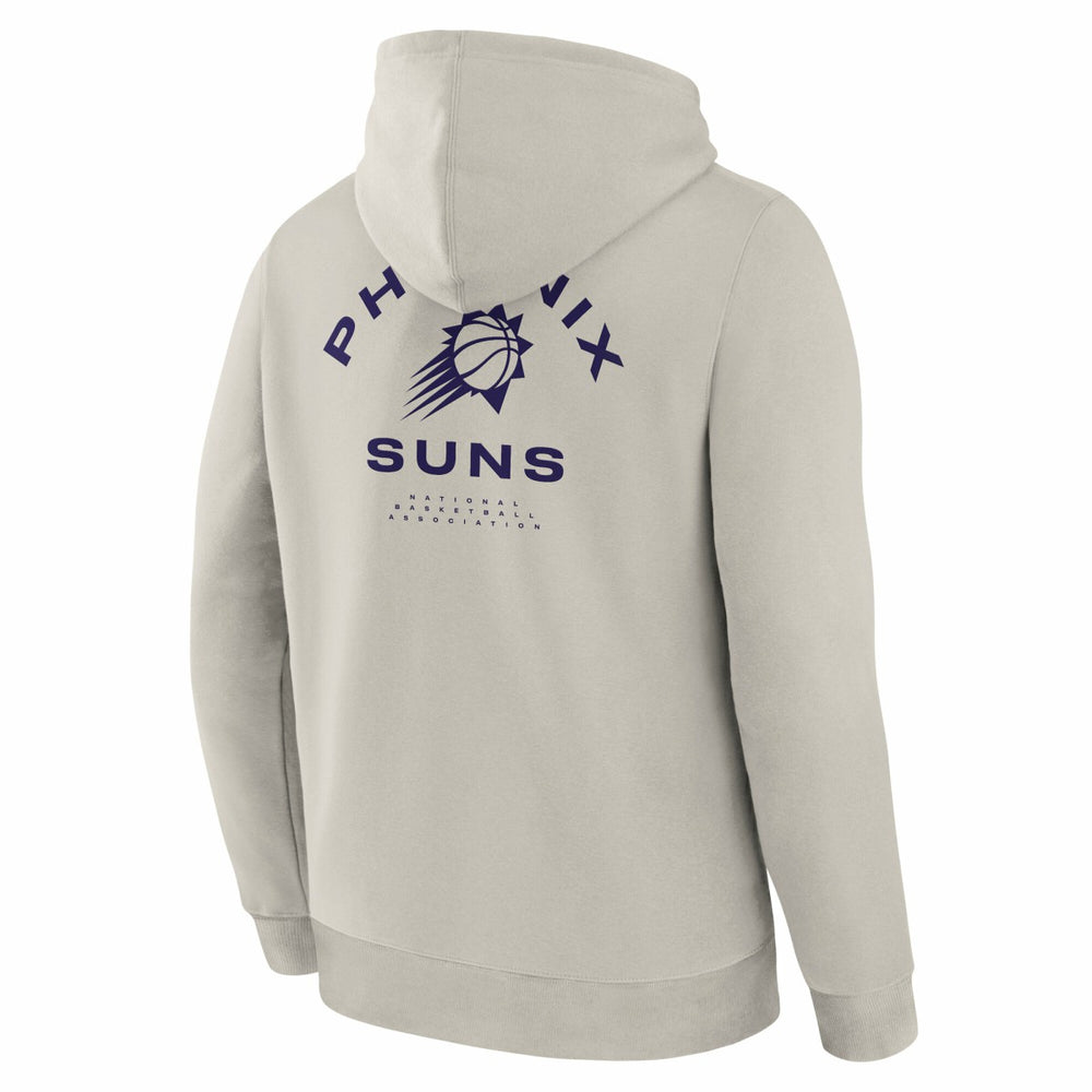 Fanatics Phoenix Suns Crossover Collection Blocked Shot Premium Pullover Hoodie Off White