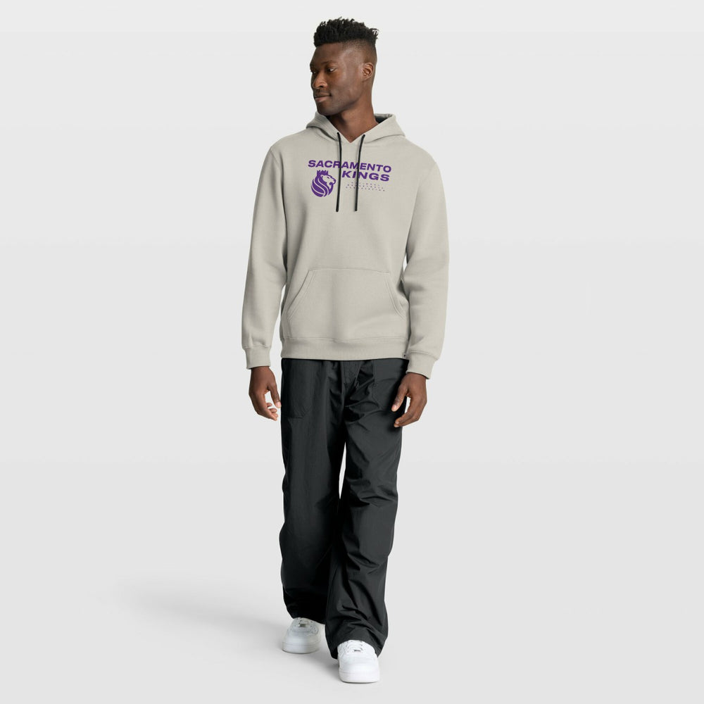 Fanatics Sacramento Kings Crossover Collection Blocked Shot Premium Pullover Hoodie Off White