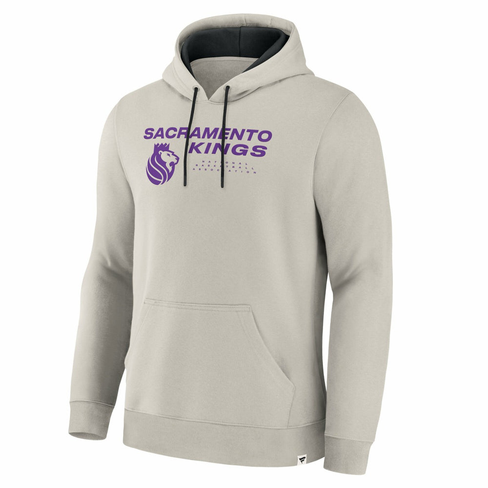Fanatics Sacramento Kings Crossover Collection Blocked Shot Premium Pullover Hoodie Off White
