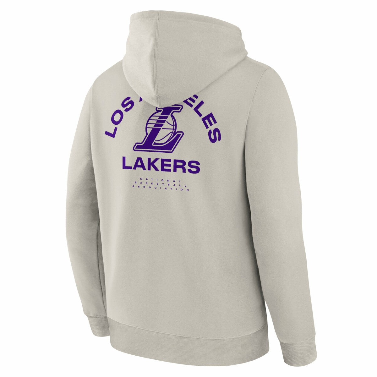 Fanatics Los Angeles Lakers Crossover Collection Blocked Shot Premium Pullover Hoodie Off White