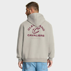 Fanatics Cleveland Cavaliers Crossover Collection Blocked Shot Premium Pullover Hoodie Off White