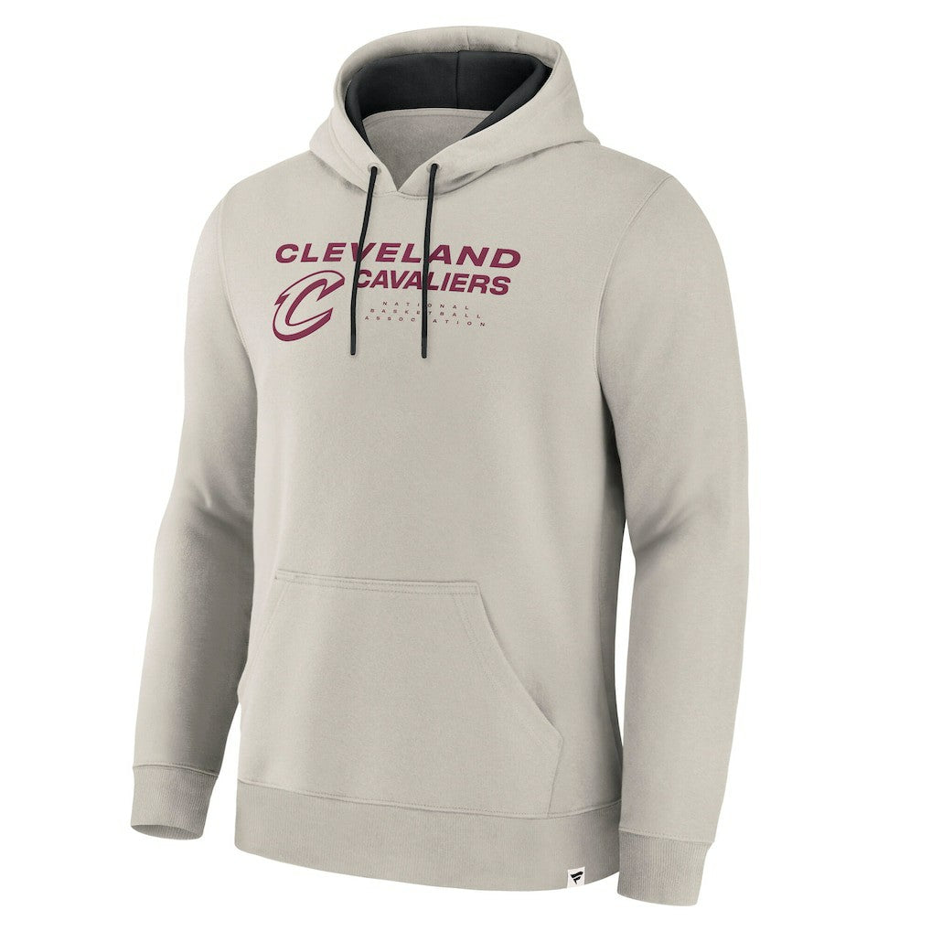 Fanatics Cleveland Cavaliers Crossover Collection Blocked Shot Premium Pullover Hoodie Off White