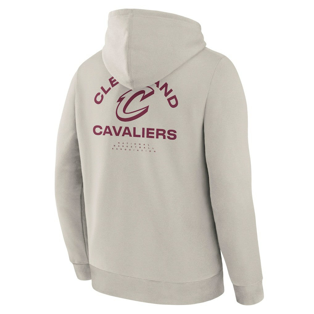 Fanatics Cleveland Cavaliers Crossover Collection Blocked Shot Premium Pullover Hoodie Off White