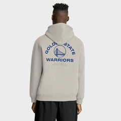 Fanatics Golden State Warriors Crossover Collection Blocked Shot Premium Pullover Hoodie Off White