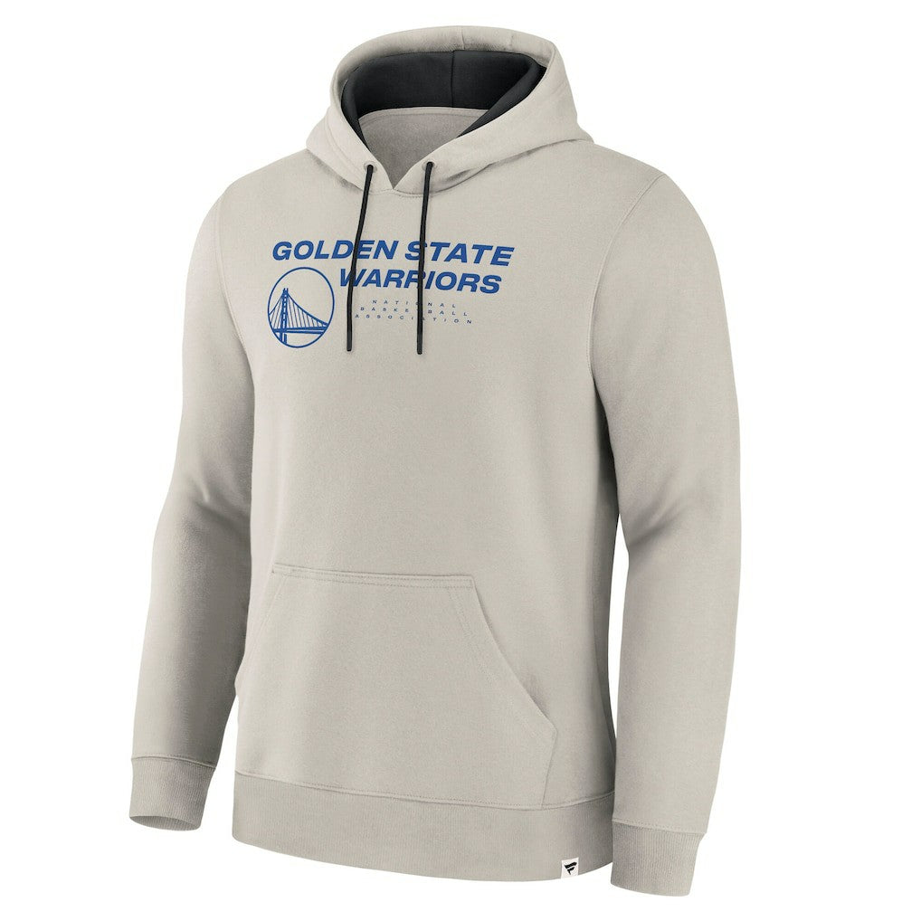 Fanatics Golden State Warriors Crossover Collection Blocked Shot Premium Pullover Hoodie Off White