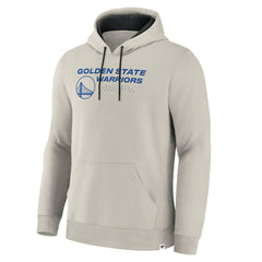 Fanatics Golden State Warriors Crossover Collection Blocked Shot Premium Pullover Hoodie Off White