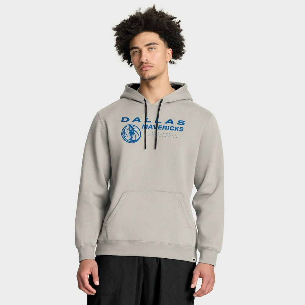 Fanatics Dallas Mavericks Crossover Collection Blocked Shot Premium Pullover Hoodie Off White
