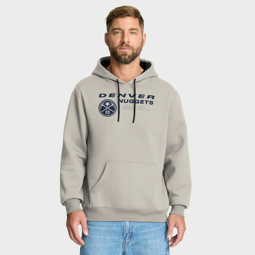 Fanatics Denver Nuggets Crossover Collection Blocked Shot Premium Pullover Hoodie Off White