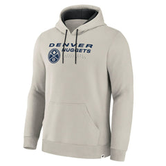 Fanatics Denver Nuggets Crossover Collection Blocked Shot Premium Pullover Hoodie Off White