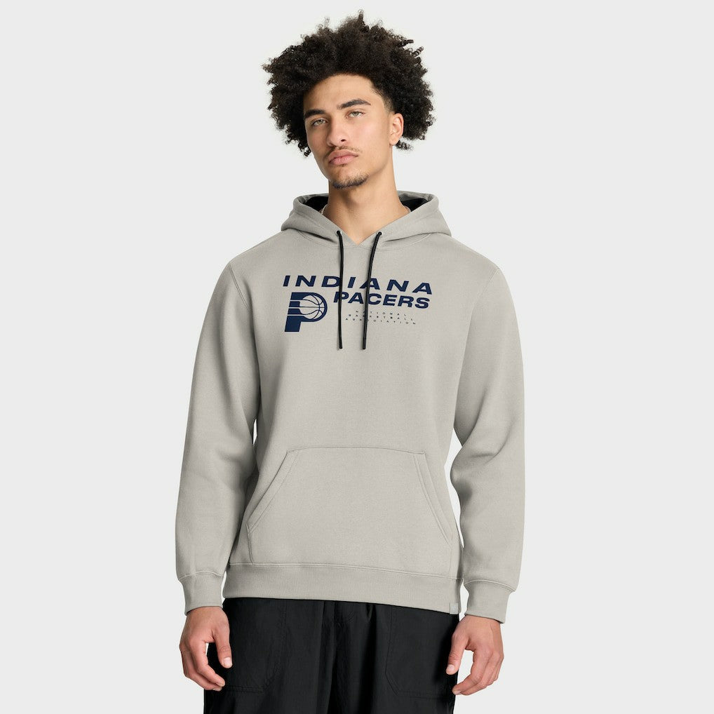 Fanatics Indiana Pacers Crossover Collection Blocked Shot Premium Pullover Hoodie Off White