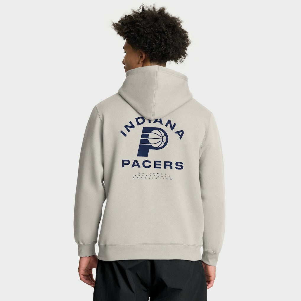 Fanatics Indiana Pacers Crossover Collection Blocked Shot Premium Pullover Hoodie Off White