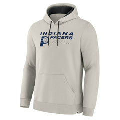 Fanatics Indiana Pacers Crossover Collection Blocked Shot Premium Pullover Hoodie Off White
