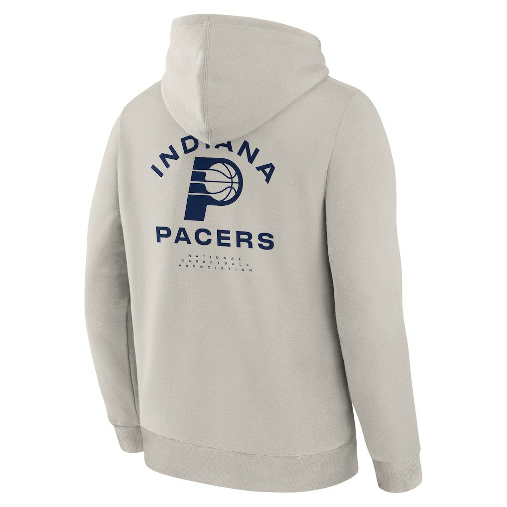 Fanatics Indiana Pacers Crossover Collection Blocked Shot Premium Pullover Hoodie Off White