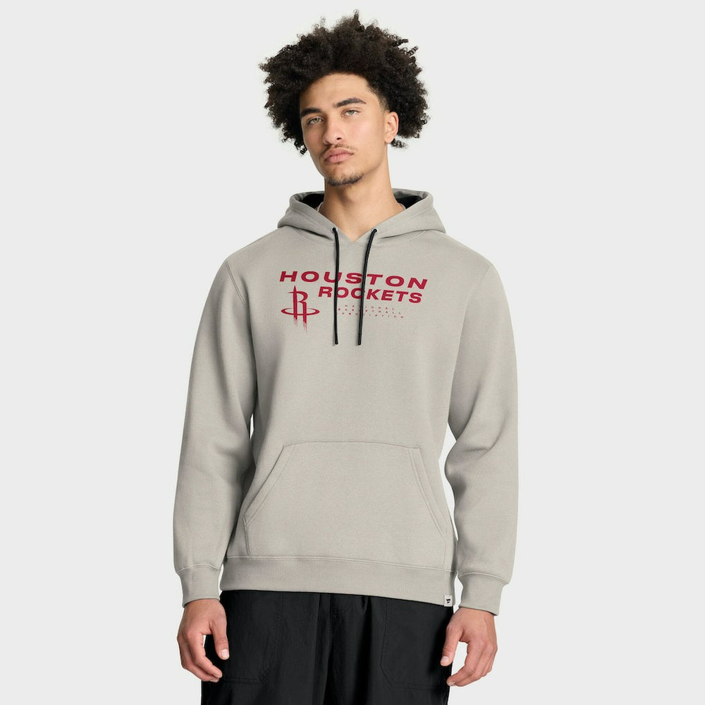 Fanatics Houston Rockets Crossover Collection Blocked Shot Premium Pullover Hoodie Off White