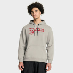 Fanatics Atlanta Hawks Crossover Collection Blocked Shot Premium Pullover Hoodie Off White